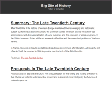 Tablet Screenshot of bigsiteofhistory.com